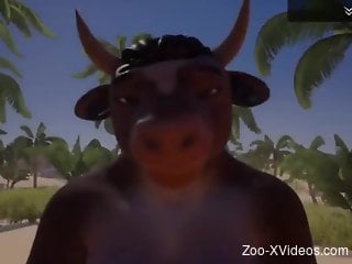Stunning animation that shows brutal zoophilia action in outdoor